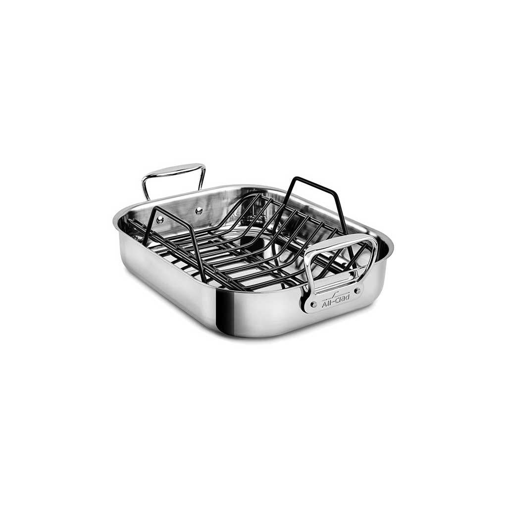 All Clad Small Roaster with Non-Stick Rack
