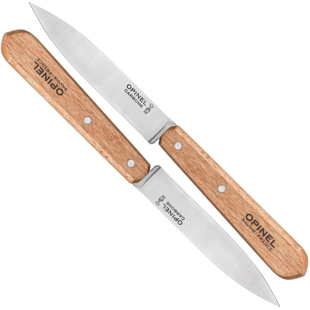 Carbon Steel 4" Paring Knives (Set of 2) by Opinel