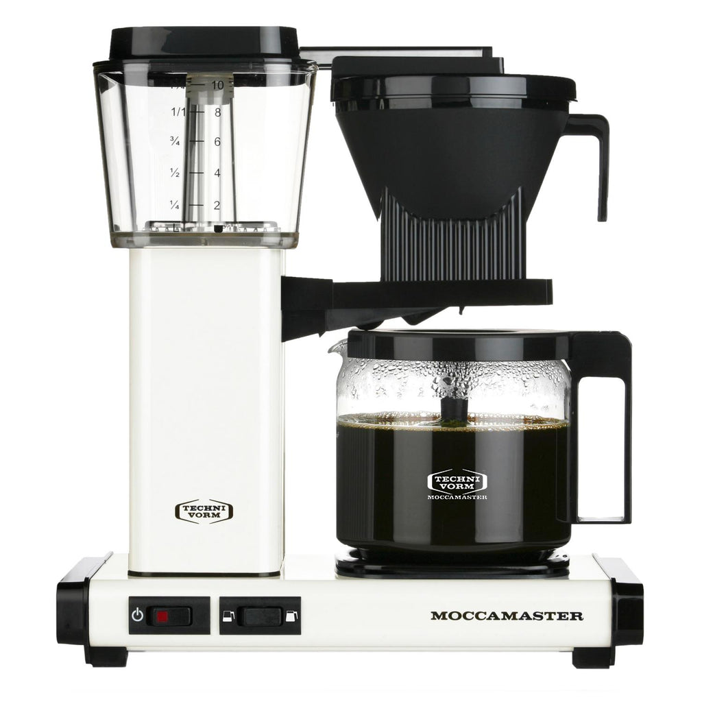 Moccamaster Glass KBGV Select Off White Coffeemaker by Technivorm