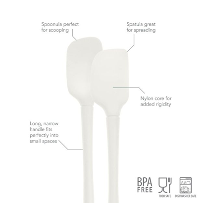 Mini Silicone Spatula Spoonula Set