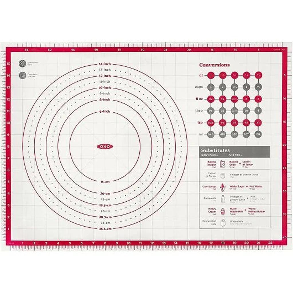 Oxo Silicone Pastry Mat, 18 x 24 Inch