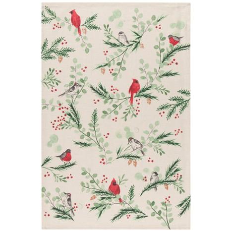 Forest Birds Dishtowel