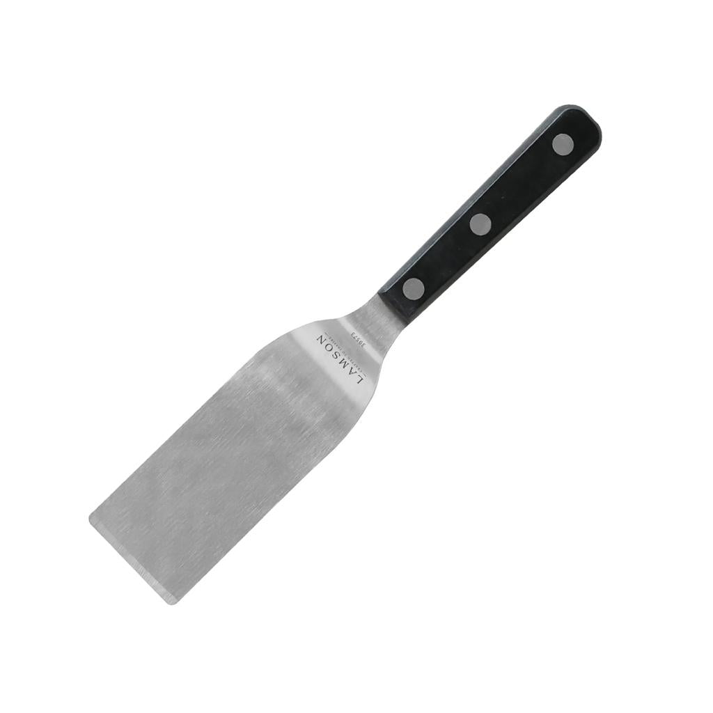 Lamson 2 x 4 inch Stainless Steel Turner with Noir Ultra Durable Handle