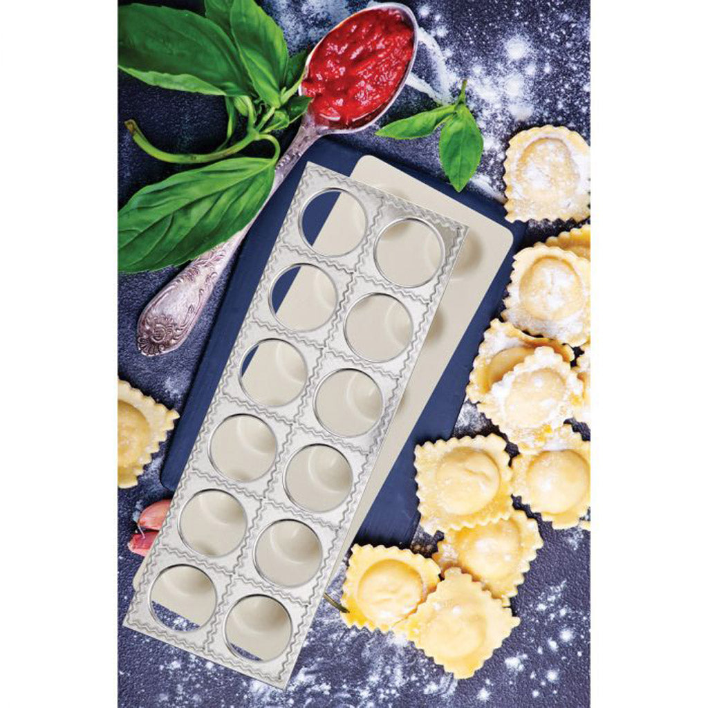 2 inch Square Ravioli Form, Makes 12 Raviolis by Fante's