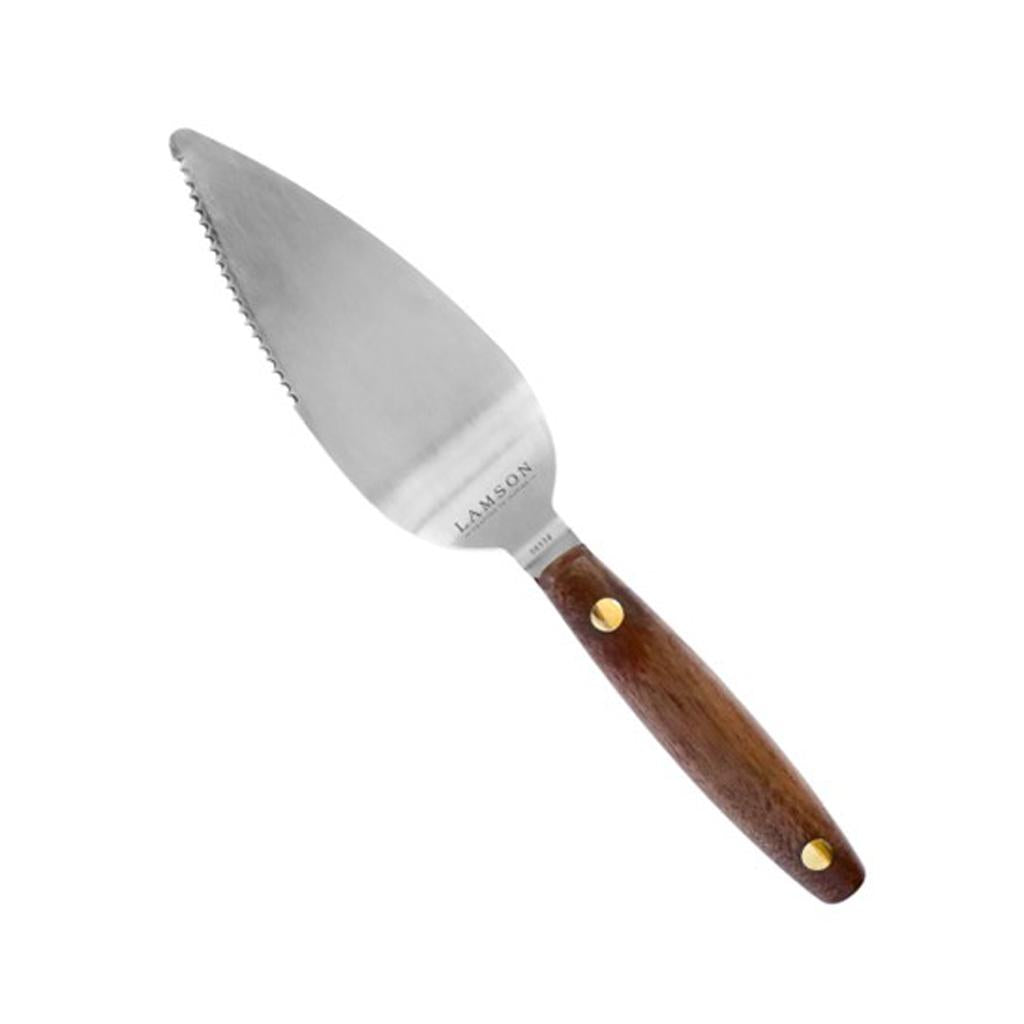 Lamson Vintage Walnut Pie Server with Serrated Edge
