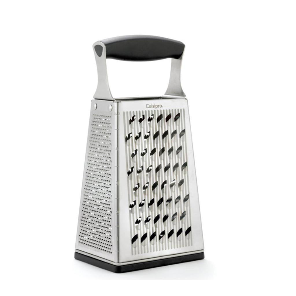 Cuisipro 4-Sided Box Grater with Surface Glide Technology