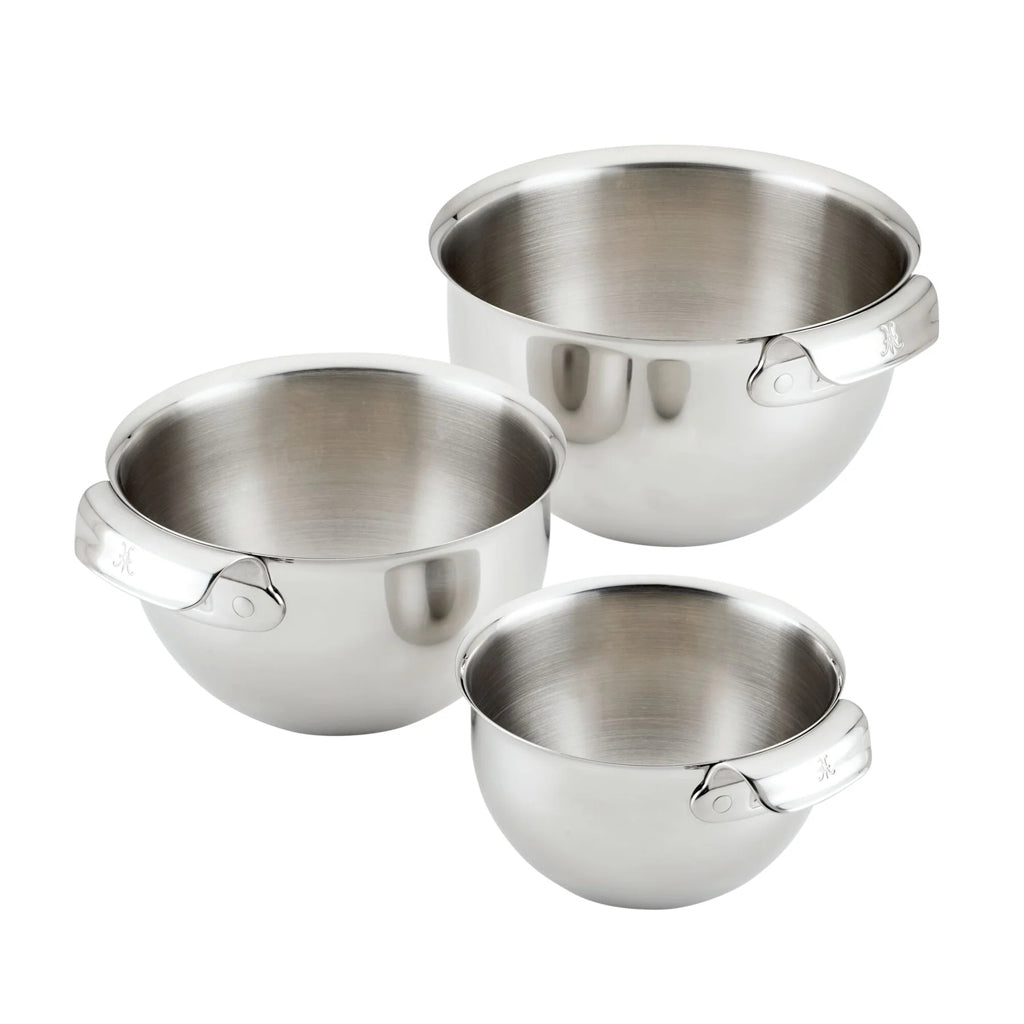 Hestan 3 Piece Stainless Steel Mixing Bowl Set