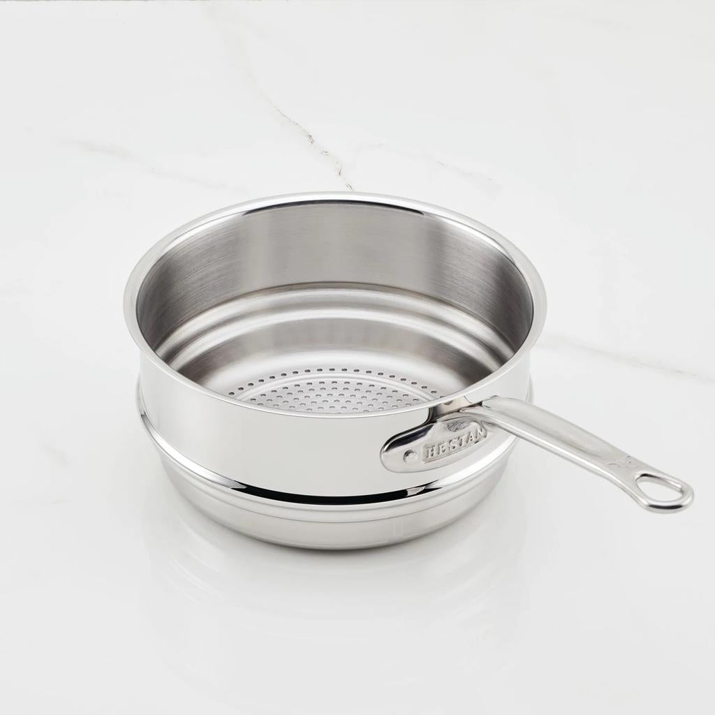 Hestan 3 Quart Stainless Steel Steamer Insert