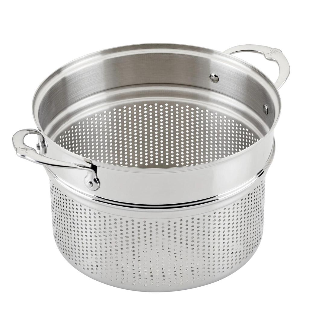 Hestan 8 Quart Stainless Steel Pasta Insert