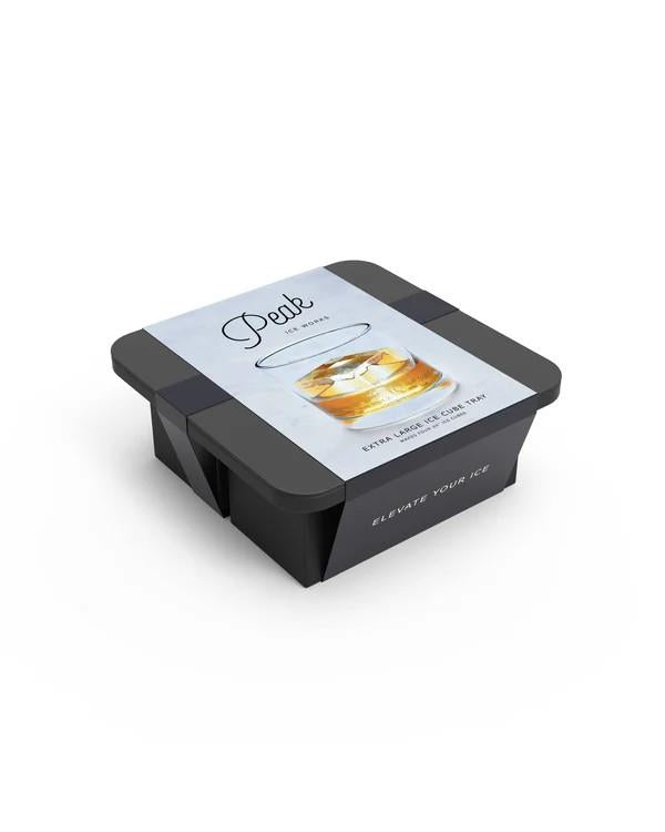 Ice Cube Tray XL, 2.5 in Cubes, Charcoal