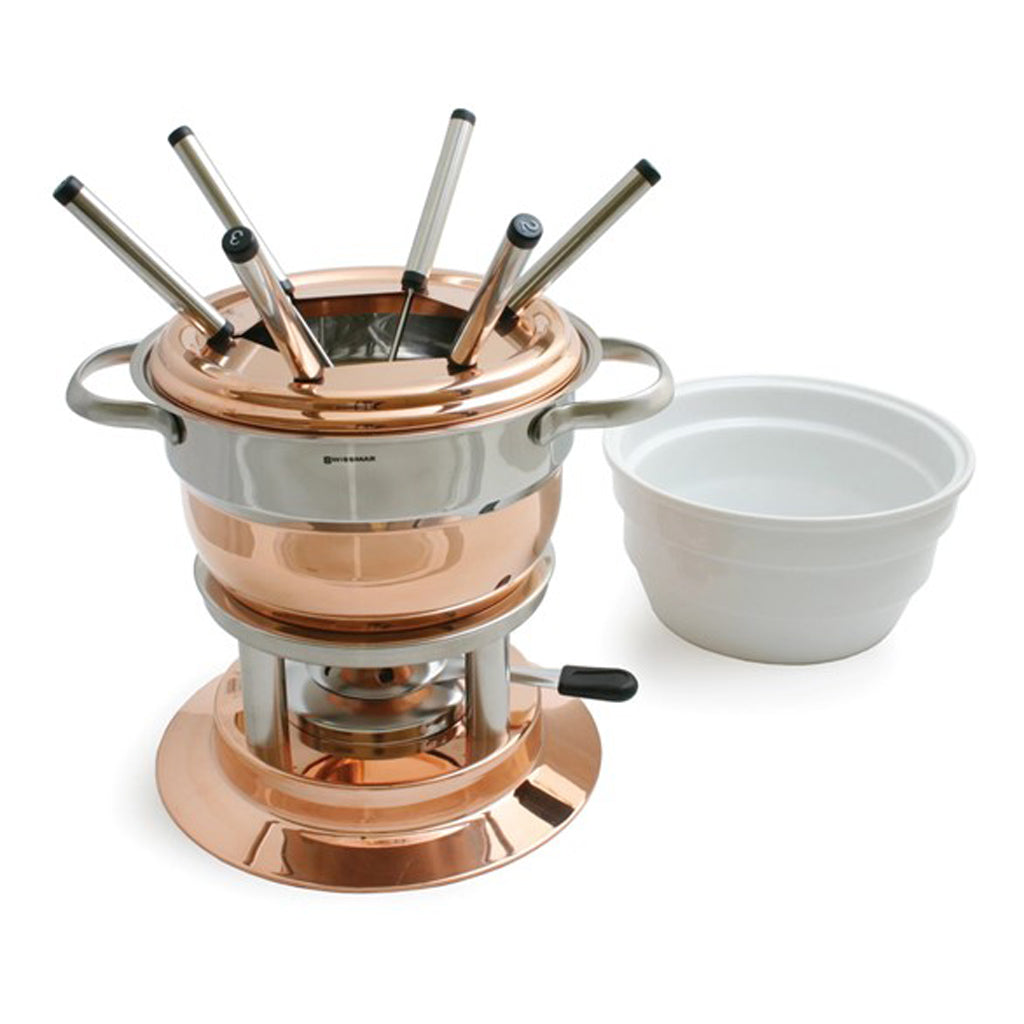 Lausanne 11 pc Copper Fondue Set by Swissmar