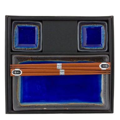 Sushi Set for 2 (Cobalt Blue)
