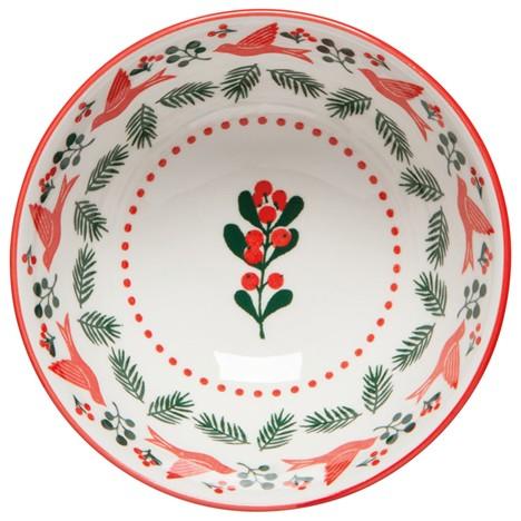 4 inch Red Winterberry Bowl