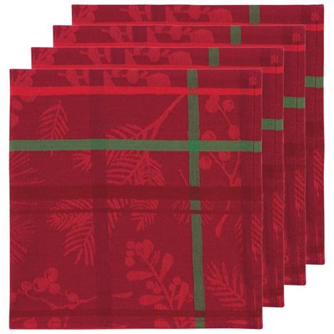 Winterberry Napkins set 4