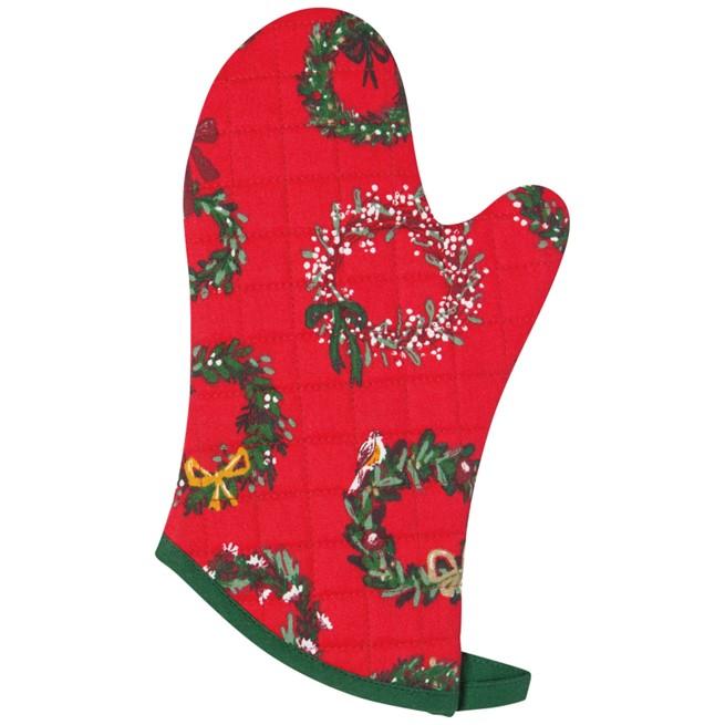 Wreaths Oven Mitt