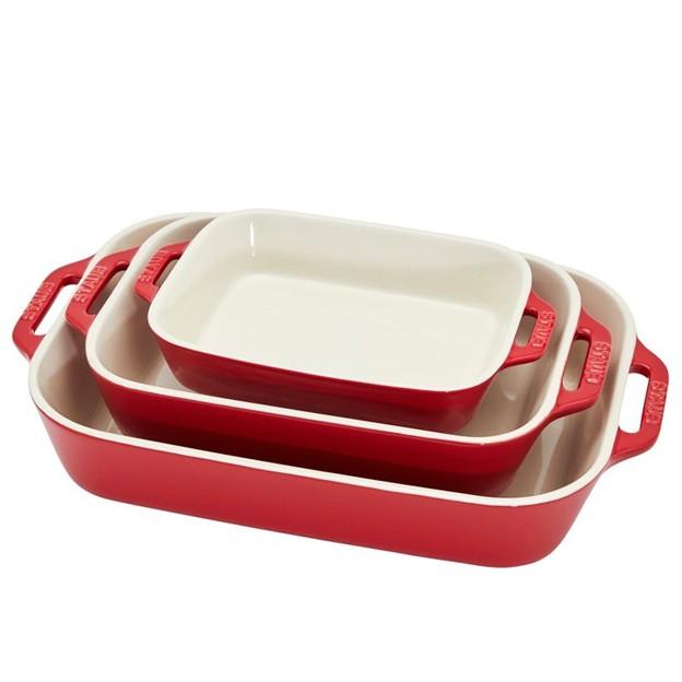 SALE! 3 Piece Baking Dish set in Red