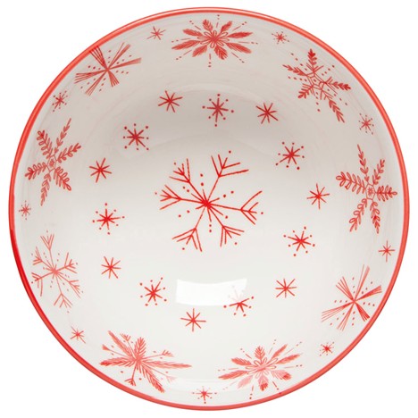 4 inch Snowflakes Bowl