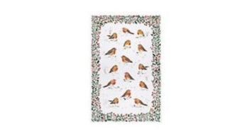 Robins and Berry Tea Towel