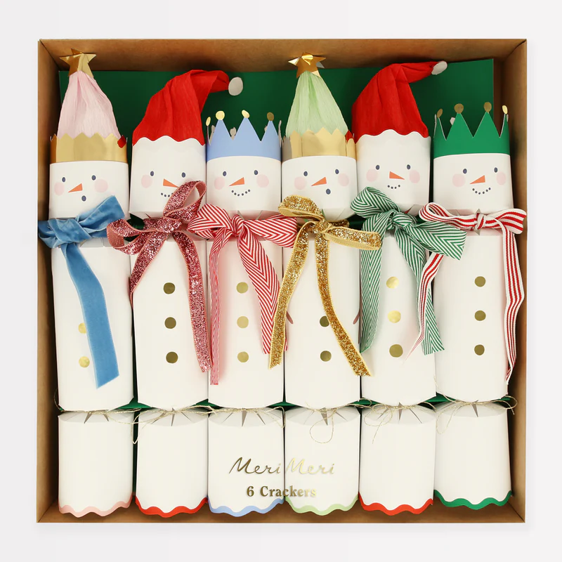 Snowmen Christmas Crackers