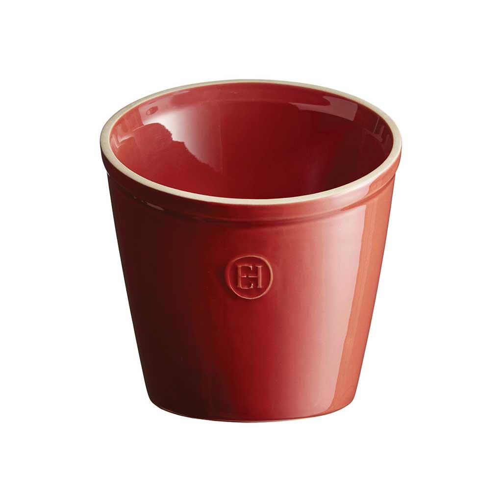 Utensil Pot Burgundy Red