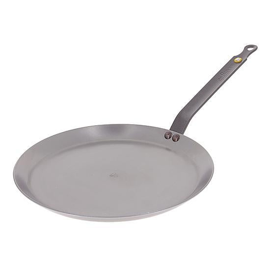 Heritage Steel 13.5-Inch Paella Pan with Lid