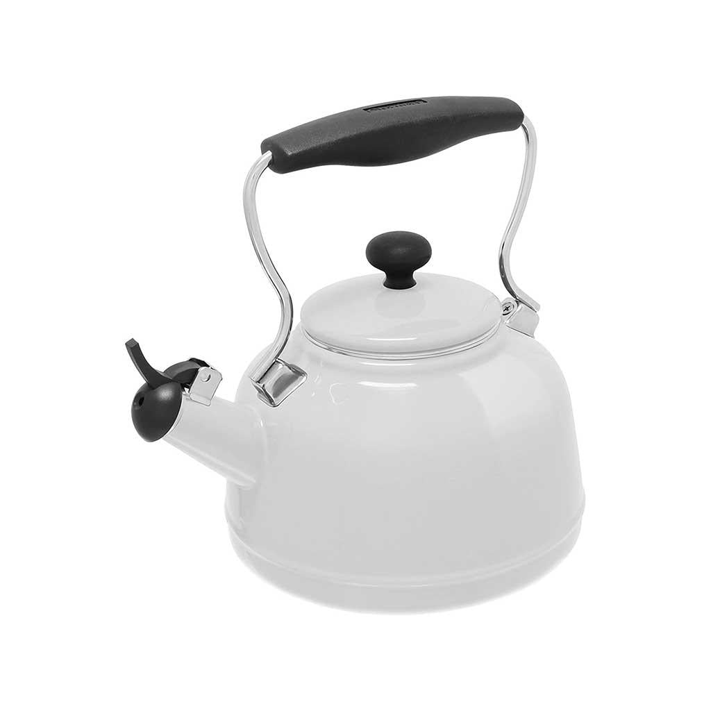 Chantal Vintage Stovetop Kettle 1.7 Quart White