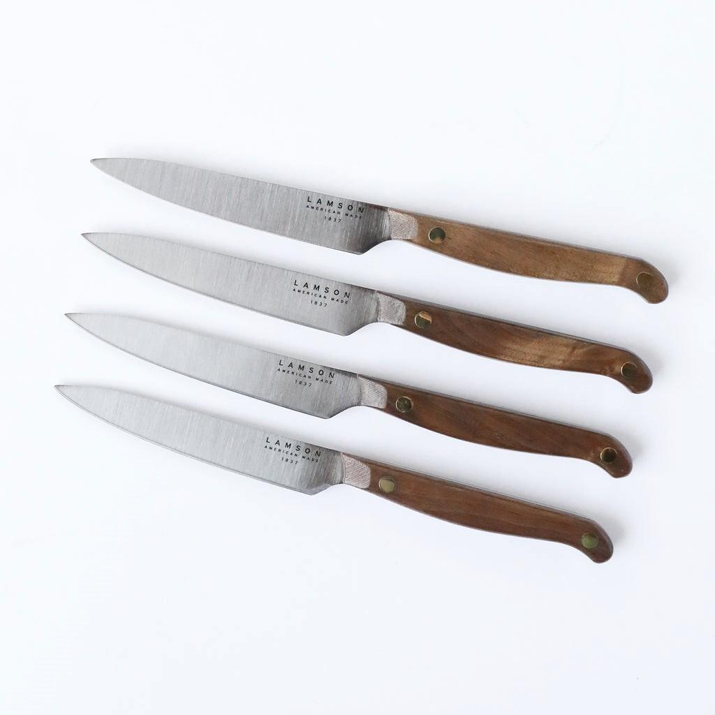 5 inch Vintage Steak Knives, 4-Piece Sets, Fine-Edge or Serrated