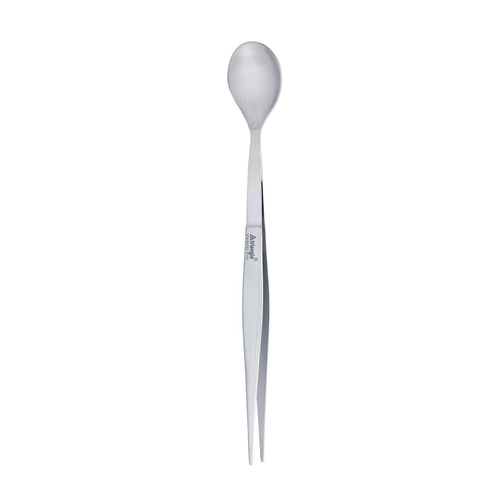 Triangle Stainless Steel Tasting Spoon and Tweezer