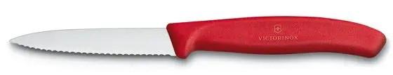Victorinox Swiss Classic 3.5" Serrated Paring Knife with Red Handle