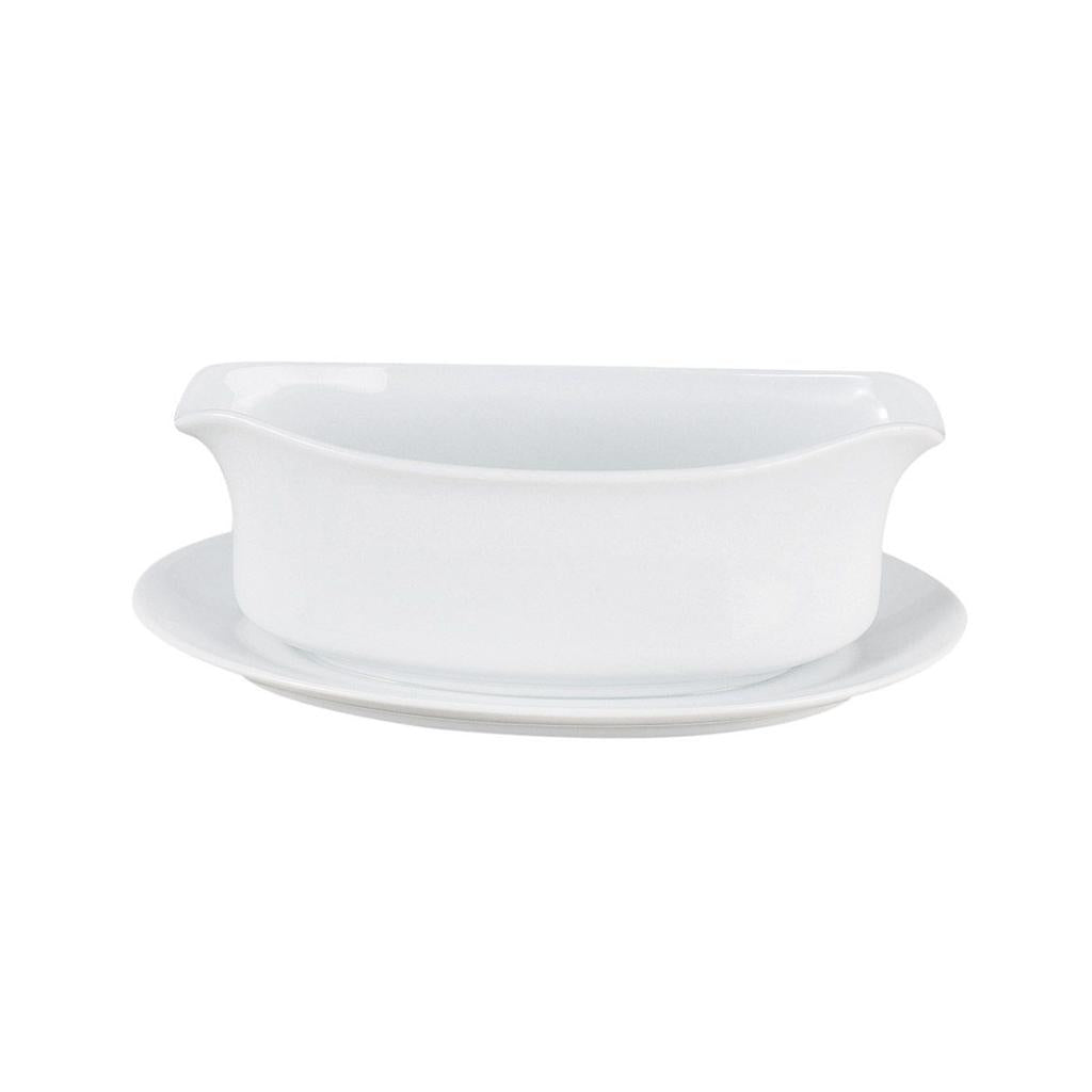 Gravy Boat with Attached Saucer 18 oz