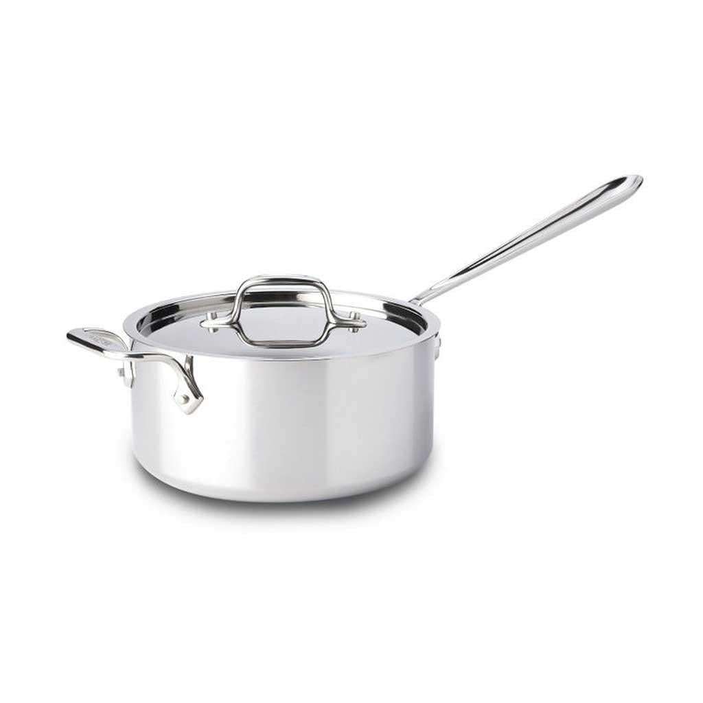 アメリカ製高級鍋 ALL-CLAD 4QT. SAUCE PAN 蓋付 片手鍋 Amazon.com: All-Clad D3 Stainless Steel 4 Quart Sauce Pan Covered