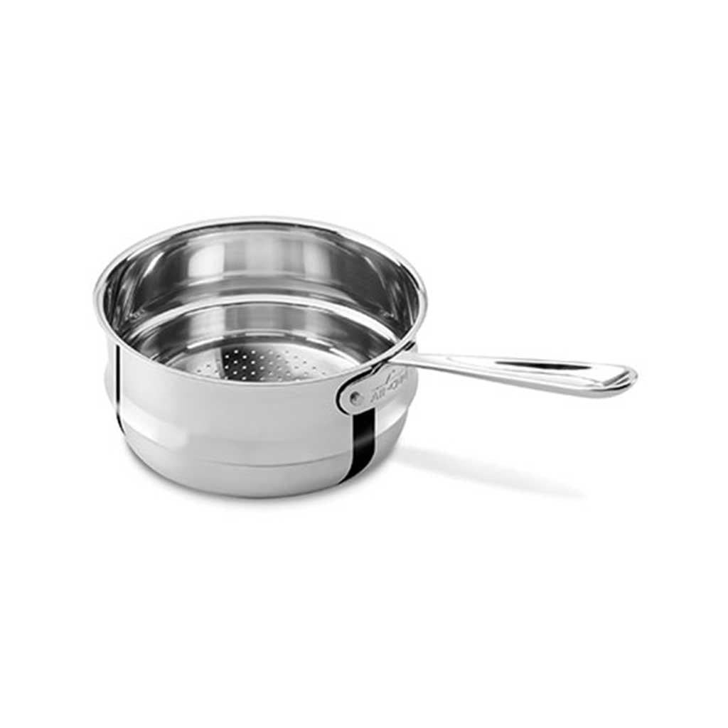 All Clad 3 Quart Stainless Steel Saute Pan with Lid