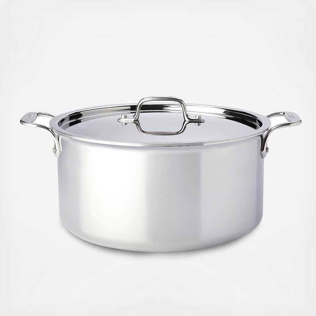 All Clad D3 8 Qt Stock Pot with Lid