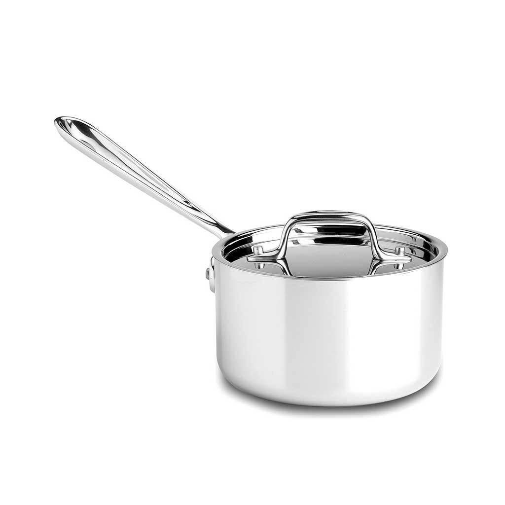 1.5 Quart Saucepan, D3 3-Ply Stainless Cookware