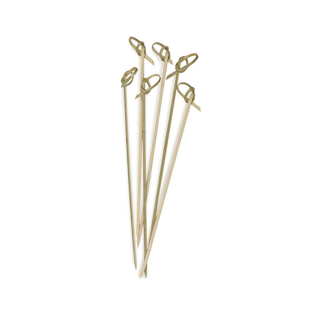 Bamboo Appetizer Picks with Knotted End 6.5 inches