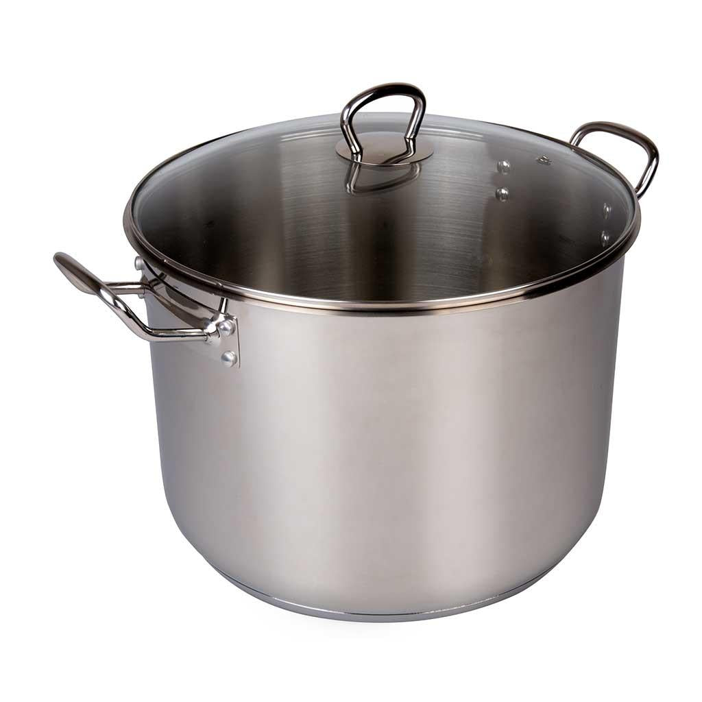 Camerons 24 Qt Stock Pot with Glass Lid