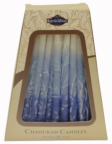 Chanukah Candles Blue White 45pk