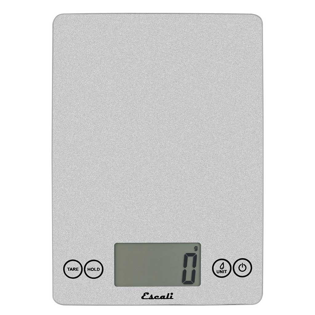 Escali Arti Glass Digital Scale - Shiny Silver