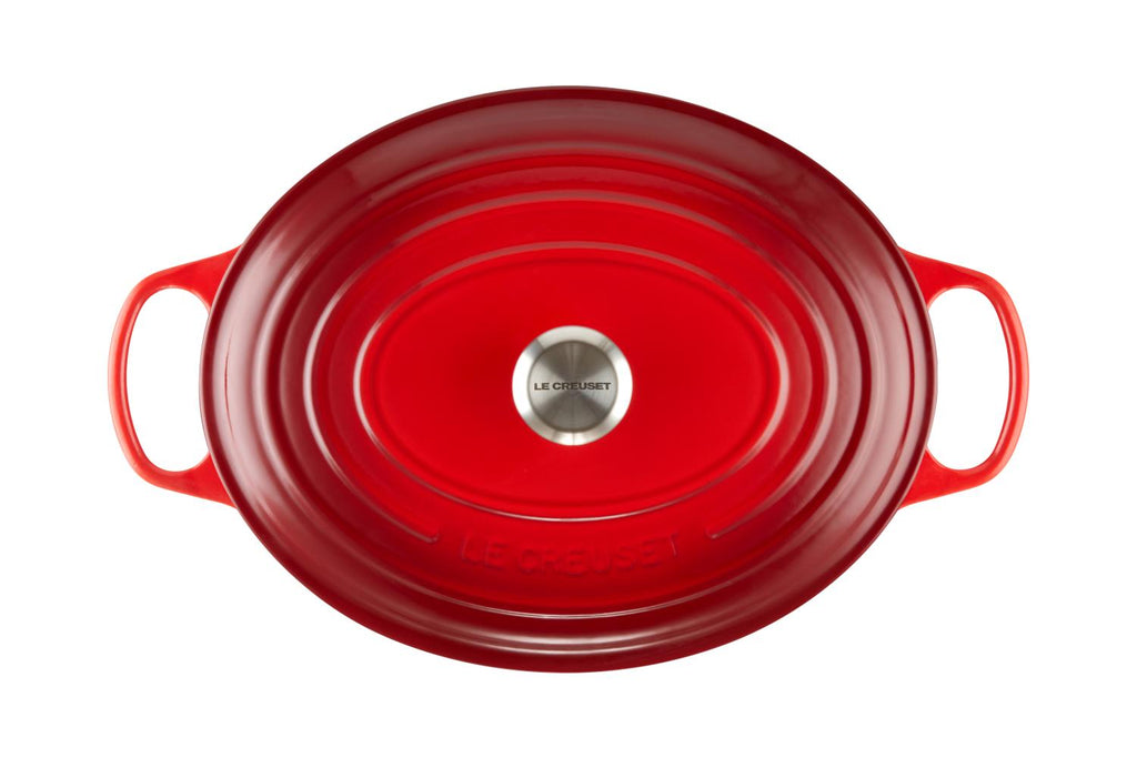 Le Creuset 9.5 Cerise Enameled Cast Iron Griddle Pan