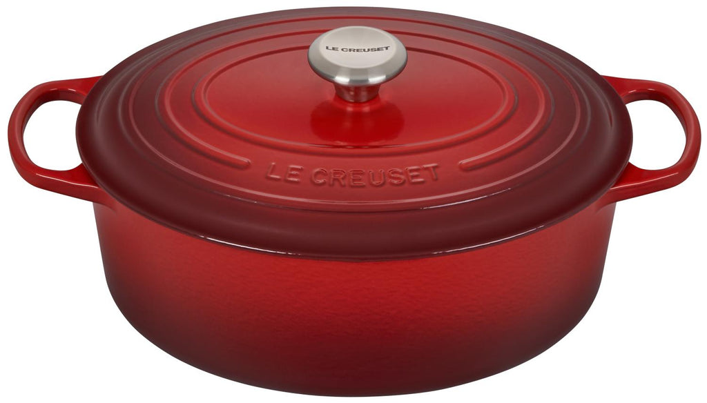 Le Creuset 15.5 Quart Oval Dutch Oven Cerise