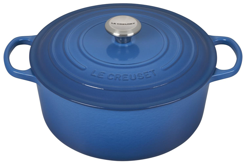 Le Creuset 7.25 Quart Round Dutch Oven Marseille Blue