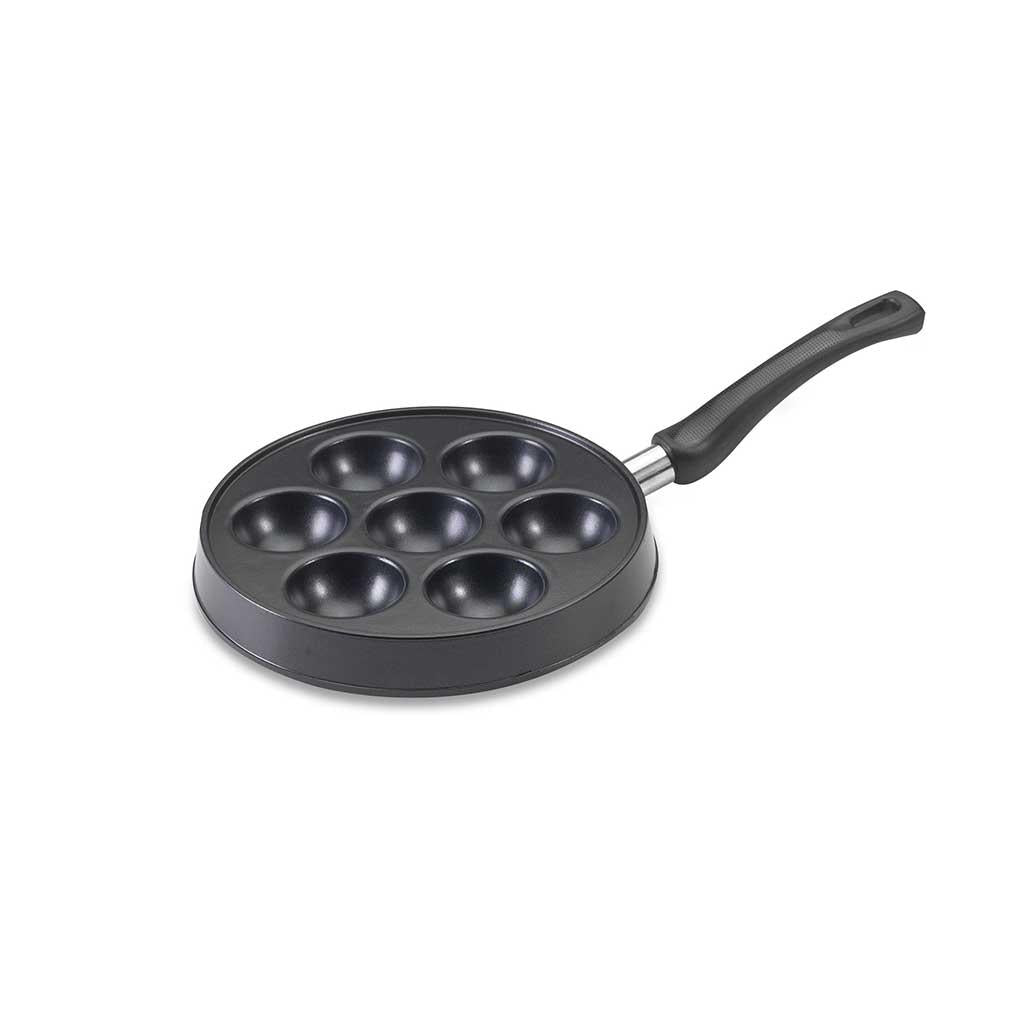 Nordic Ware Danish Ebleskiver Pan, Black, 16.38 X 9.31