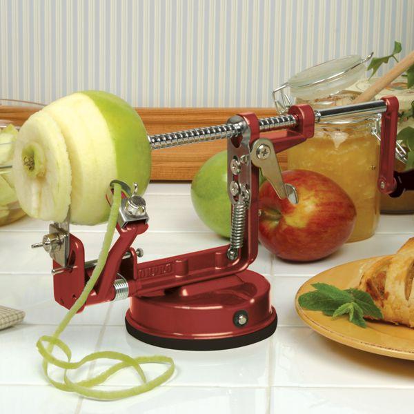 Apple Master with Vacuum Base and Table Clamp Red