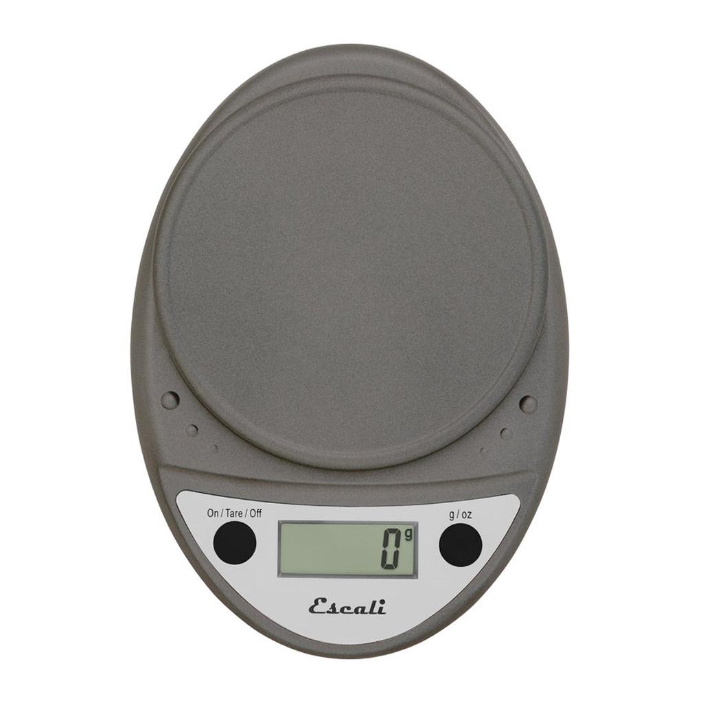 Escali Metallic Gray Primo Scale 11 lb Capacity