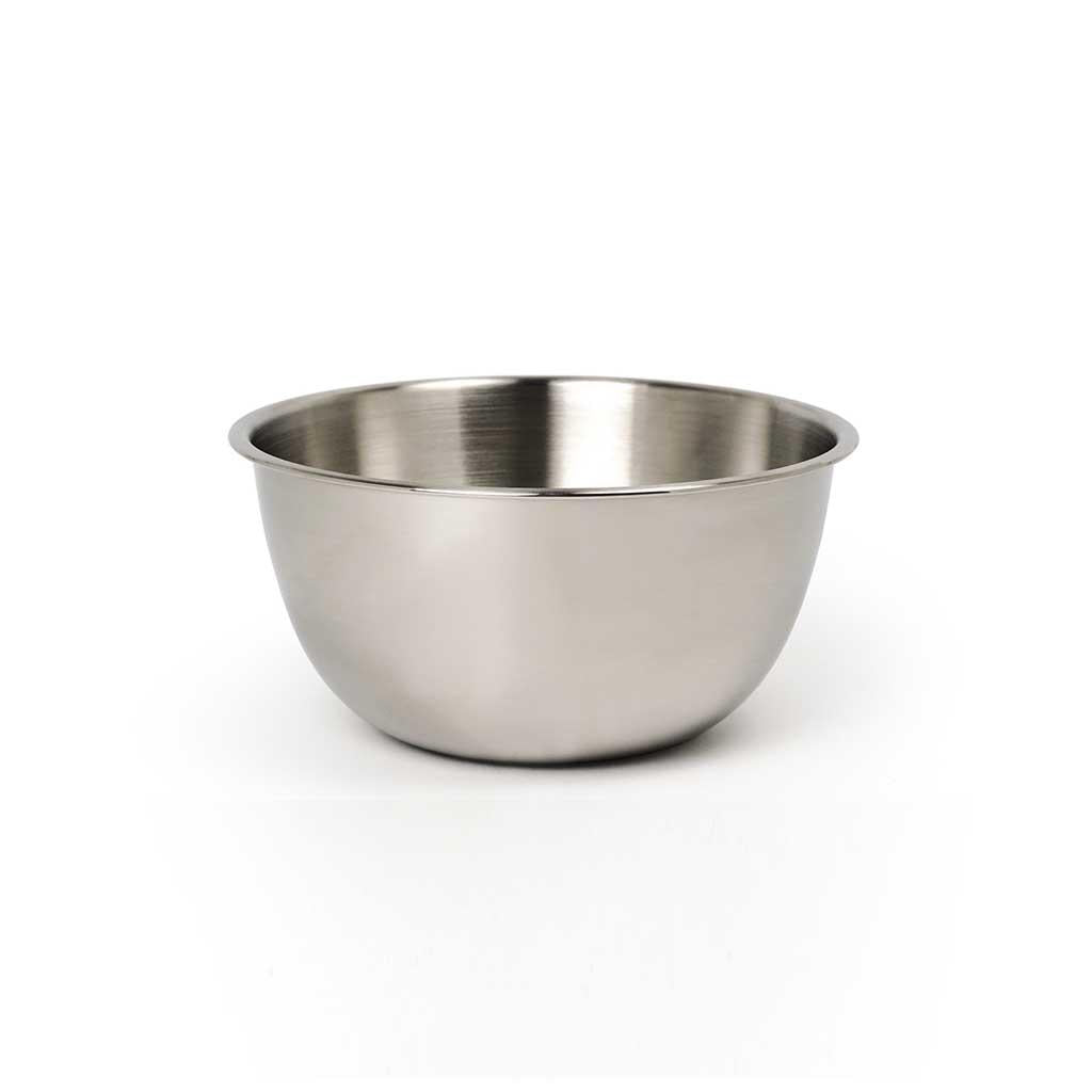 Choice 8 Qt. Stainless Steel Mixing Bowl with Silicone Bottom