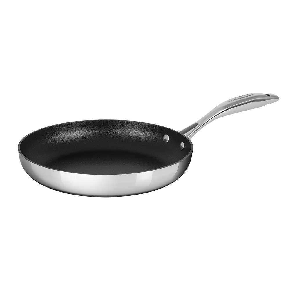 8.5-Inch Fry Pan w/Lid / D3 Stainless Compact / Nonstick - Second Quality