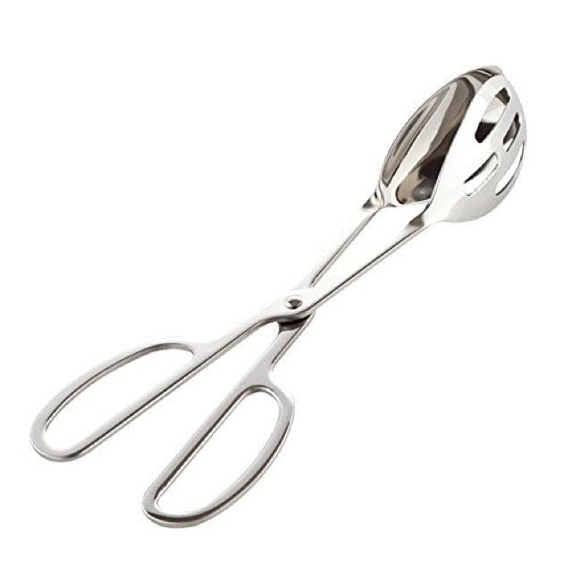 Scissor Tongs, Serving 10 inch High Polish Stainless Steel