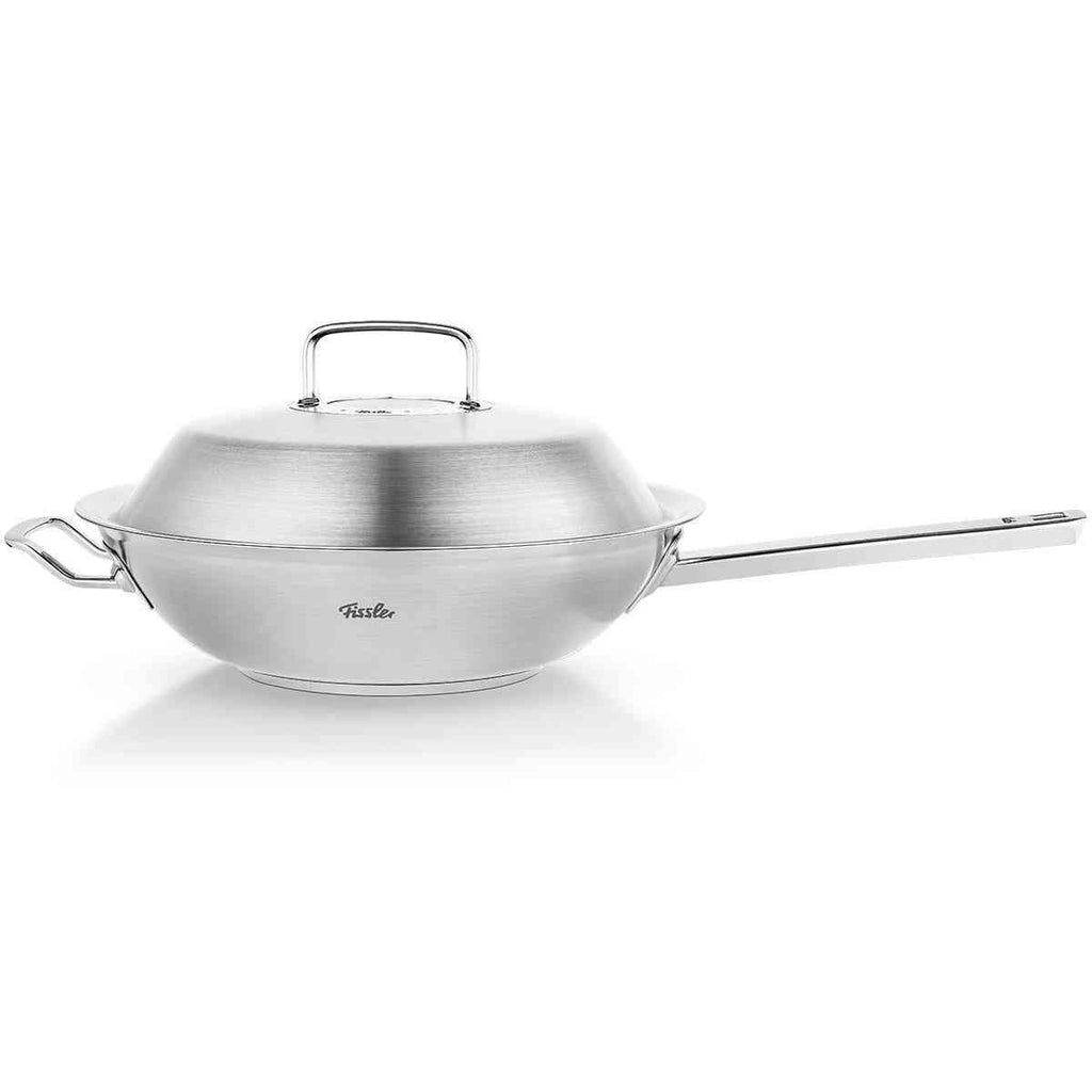 Fissler Original Profi 12 inch Wok with Stainless Steel Lid